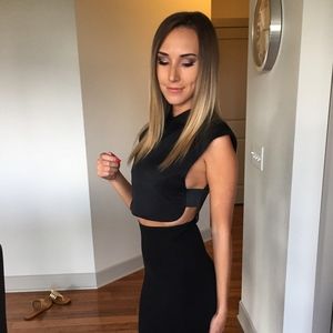 Silky Collared Crop Top